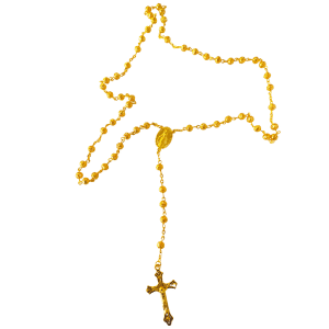 Golden mettalic rosary 1