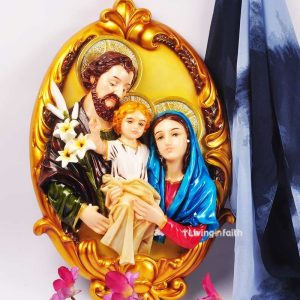 holy family wall hanging multi color