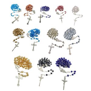assorted 6mm multicoloured rosary main