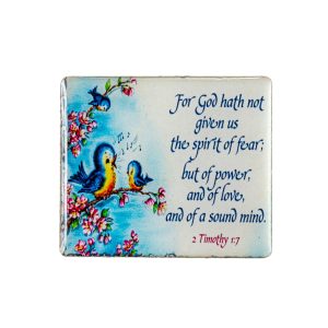 Fridge Magnet Card (Bible Verse) - Timothy 1:7