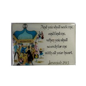 Fridge Magnet Card (Bible Verse) - Jeremiah 29:13